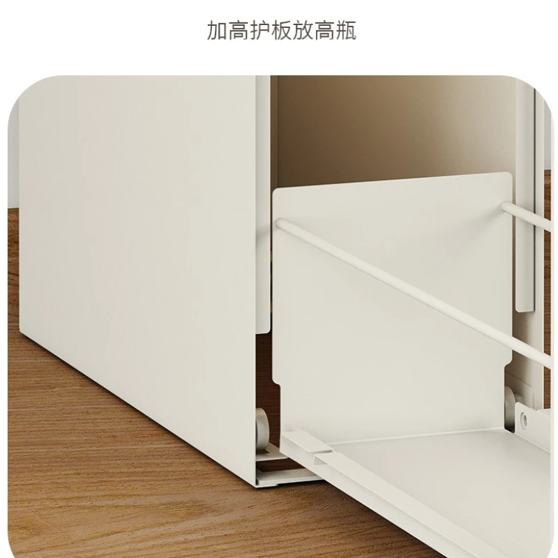 Kitchen Soy Sauce Vinegar Organizer Pull Out Storage Rack Multi-layer Condiment Shelf Multi-functional Spices Dispenser Station view 6