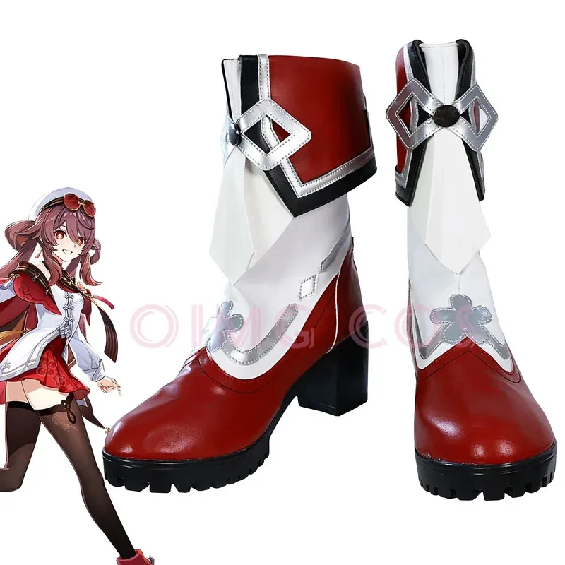 

Genshin Impact Hu Tao Cosplay Halloween for men Game Shoes Lantern Rite Chinese Anime Style
