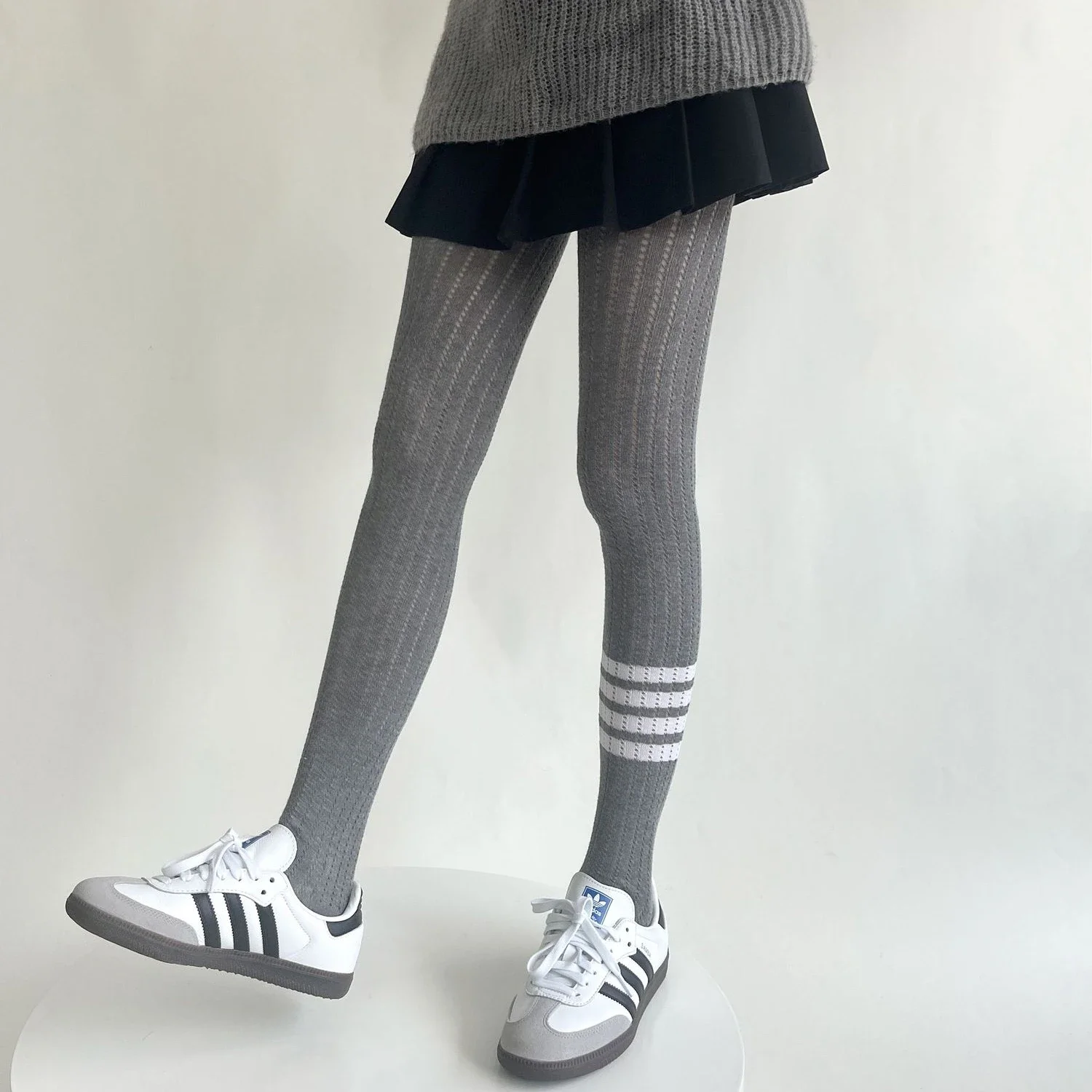 2024 New Women Tights Japanese Fashion Striped School Girls Thigh High Stockings Pantyhose Women Lingerie Sexy Tights Leggings