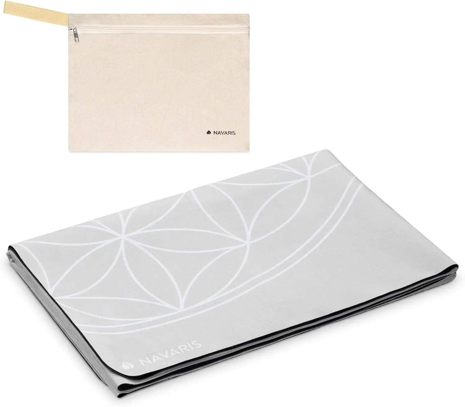 

Складной коврик для йоги для путешествий - толщиной 1/16 дюйма (1,5 мм), нескользящий, портативный, для пилатеса, тренировок, спортзала, фитнеса