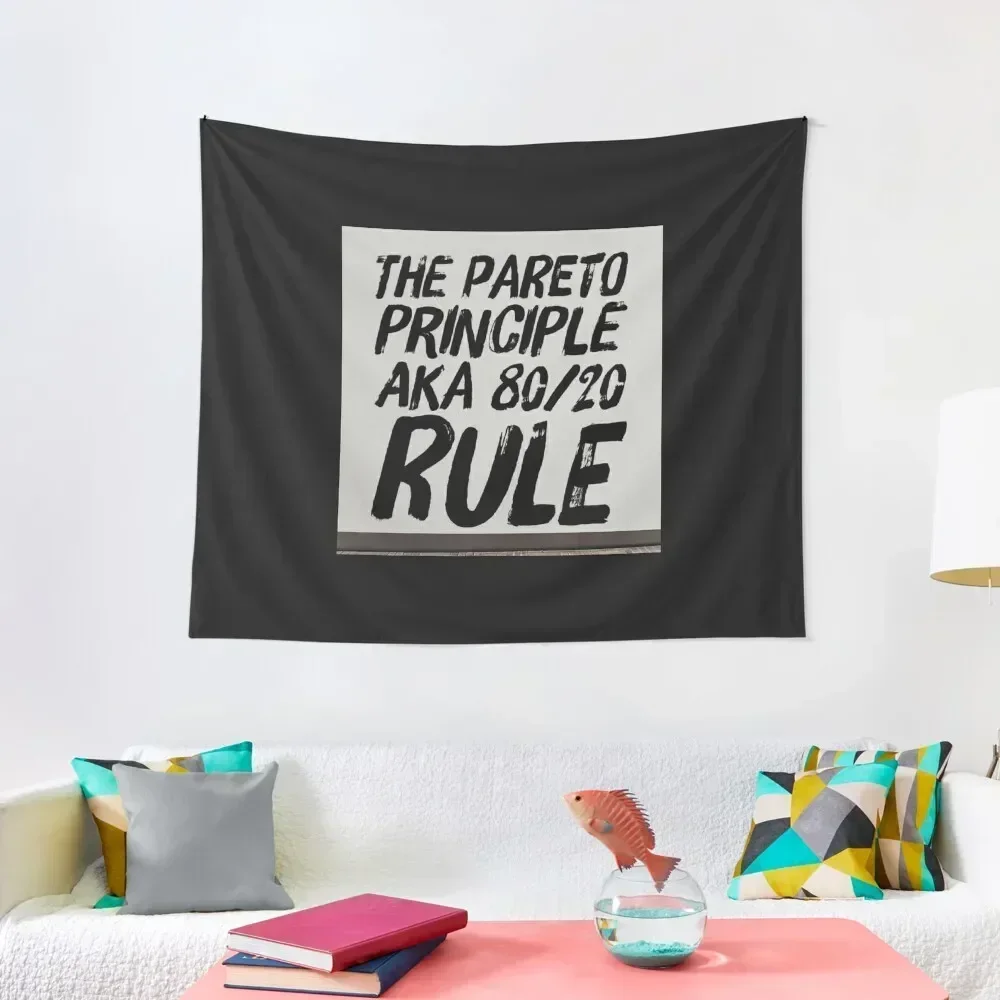

Copy of The Pareto Principle aka 80/20 Rule Tapestry Wall Art Room Decorations Tapete For The Wall Home Decor Aesthetic Tapestry