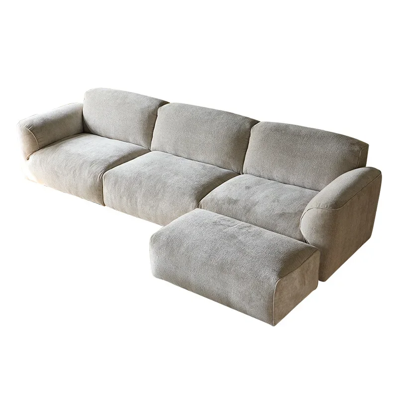 North American Grand Sofa Modern Italian Minimalist Living Room Combination L-shaped Villa Large Unit Designer Sofa