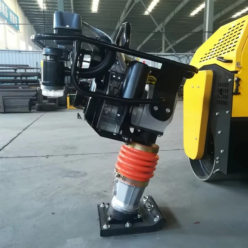 Diesel,  walking behind the ground tamping hammer mechanical compactor