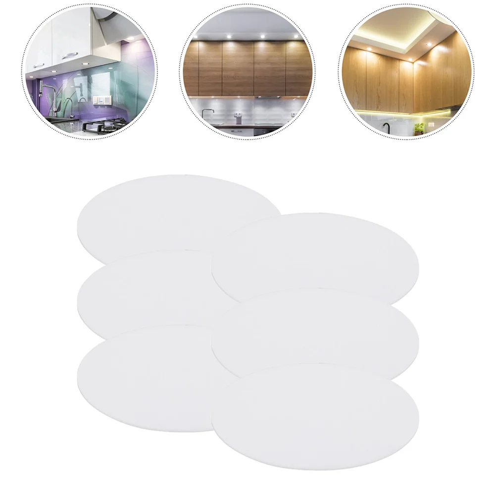 6 Pcs Anti glare Lampshade Diffusers 5 Inch Diameter 134MM White LED Ceiling Light Cover Dust Proof Dazzling Proof Downlight