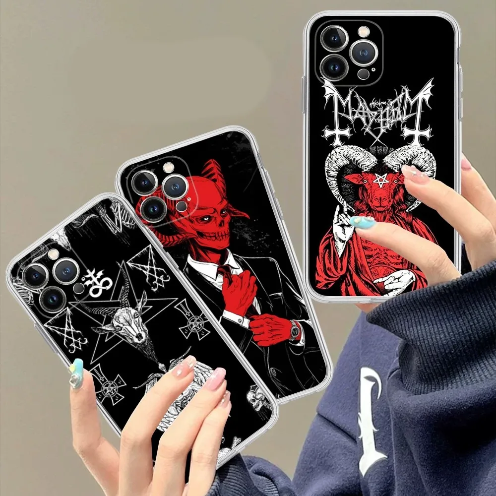 

Devil Satan Mousepad Silicone Soft for iphone 15 14 13 12 11 Pro Mini XS MAX 8 7 6 Plus X XS XR Cover