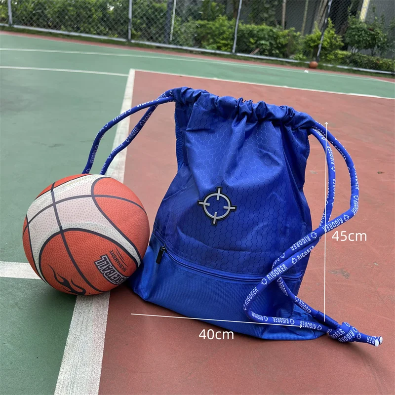 RIGORER Waterdichte sporttas Zak met trekkoord Fitness Reizen Outdoor Rugzak Lichtgewicht rugzak Outdoor voetbal opbergzakken