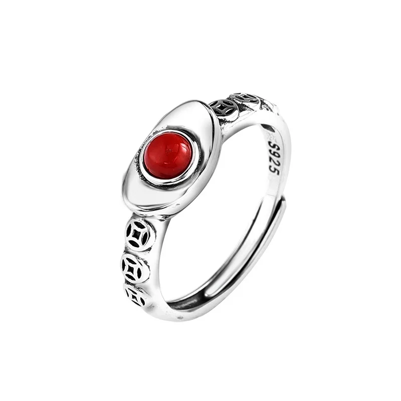 

New 925 Sterling Silver qianduoduo ring Female Minority design