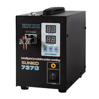 SUNKKO 737G Spot Welder 1.5KW LED Illumination Dual Digital Display Double Pulse Welding Machine For 18650 Battery