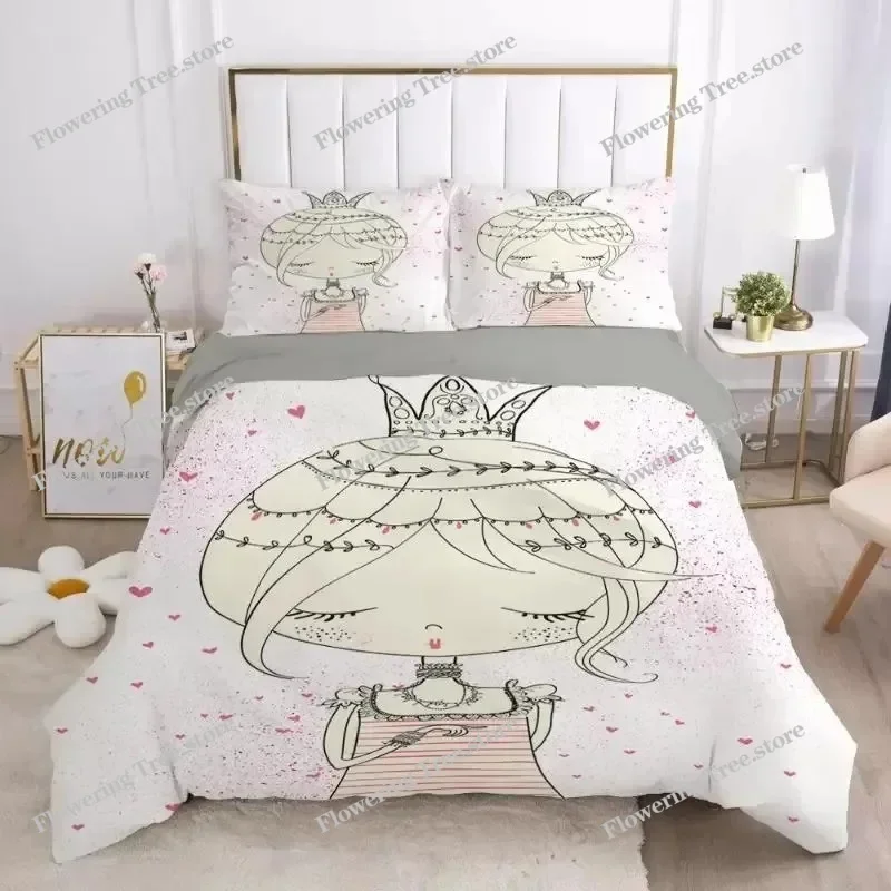 Ballet Dancer Duvet Cover Set King Size Dancing Is My Passion Print Bedding Set Microfiber Girl Ballet Shoes Pattern Quilt Cover