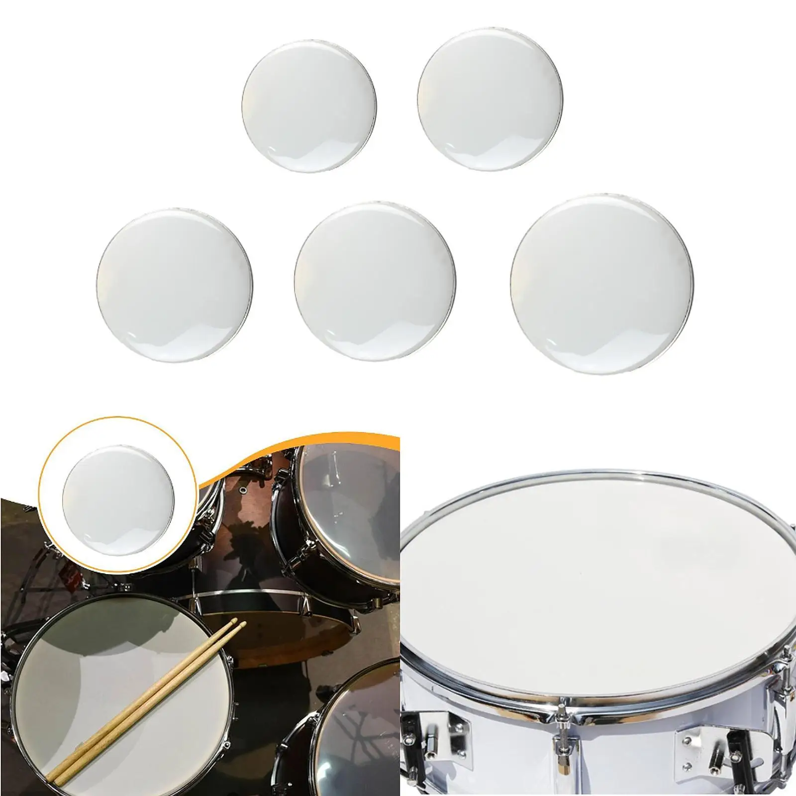 أجزاء قرع ملحقة محمولة لرأس الطبل من Snare لتمرين استوديو العرض