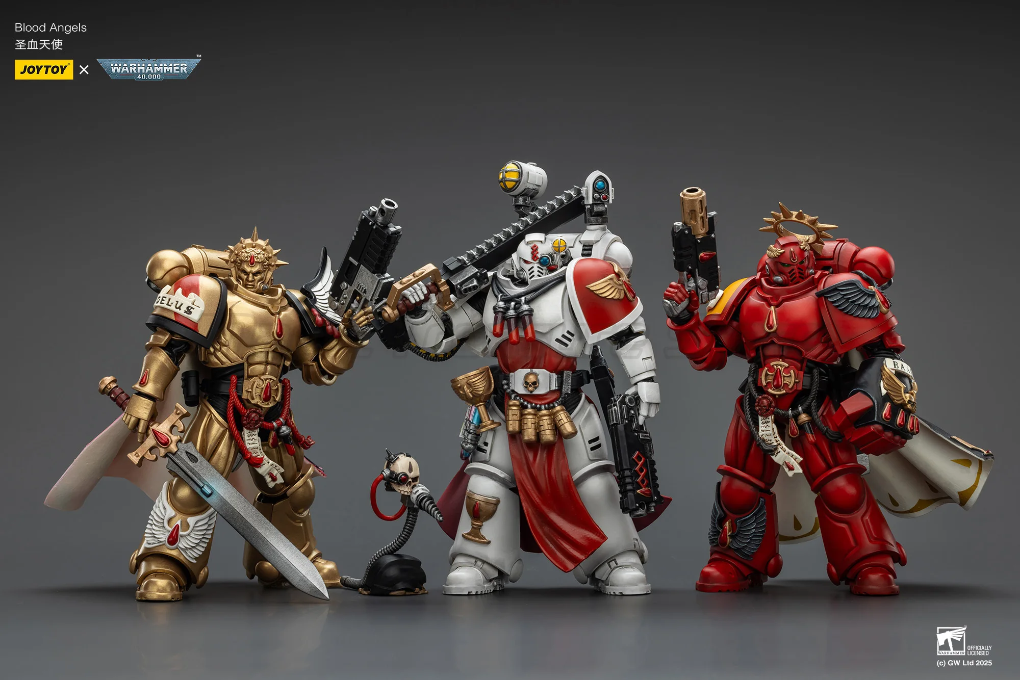 MT】JOYTOY 1/18 figura de acción Warhammer 40K capitán de ángeles de sangre  con pistola Inferno y puño de potencia sacerdote sanguíneo 3 uds -  AliExpress, image size:2000x1334