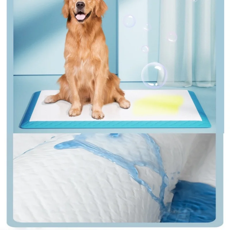 Paquete de 10 almohadillas absorbentes desechables para orina de perro, tamaño universal 33x45cm