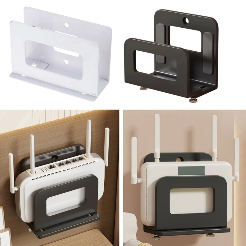 Y3NA Profile Networks Device Organizers Drillless Mounting Saves Tabletop Area