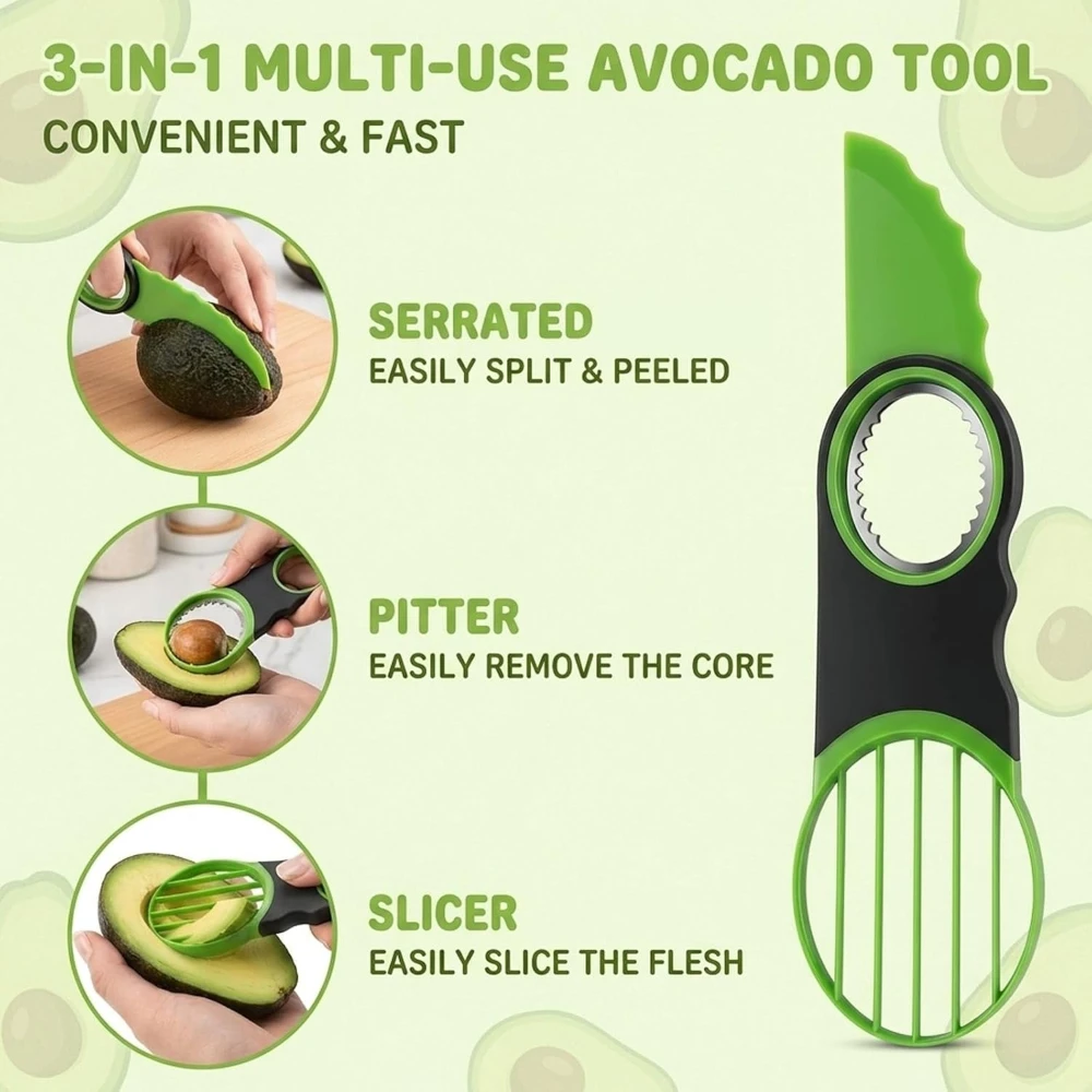 3-in-1 Avocado Slicer Tool Sta - огляд і ціна Avocado Slicer Tool