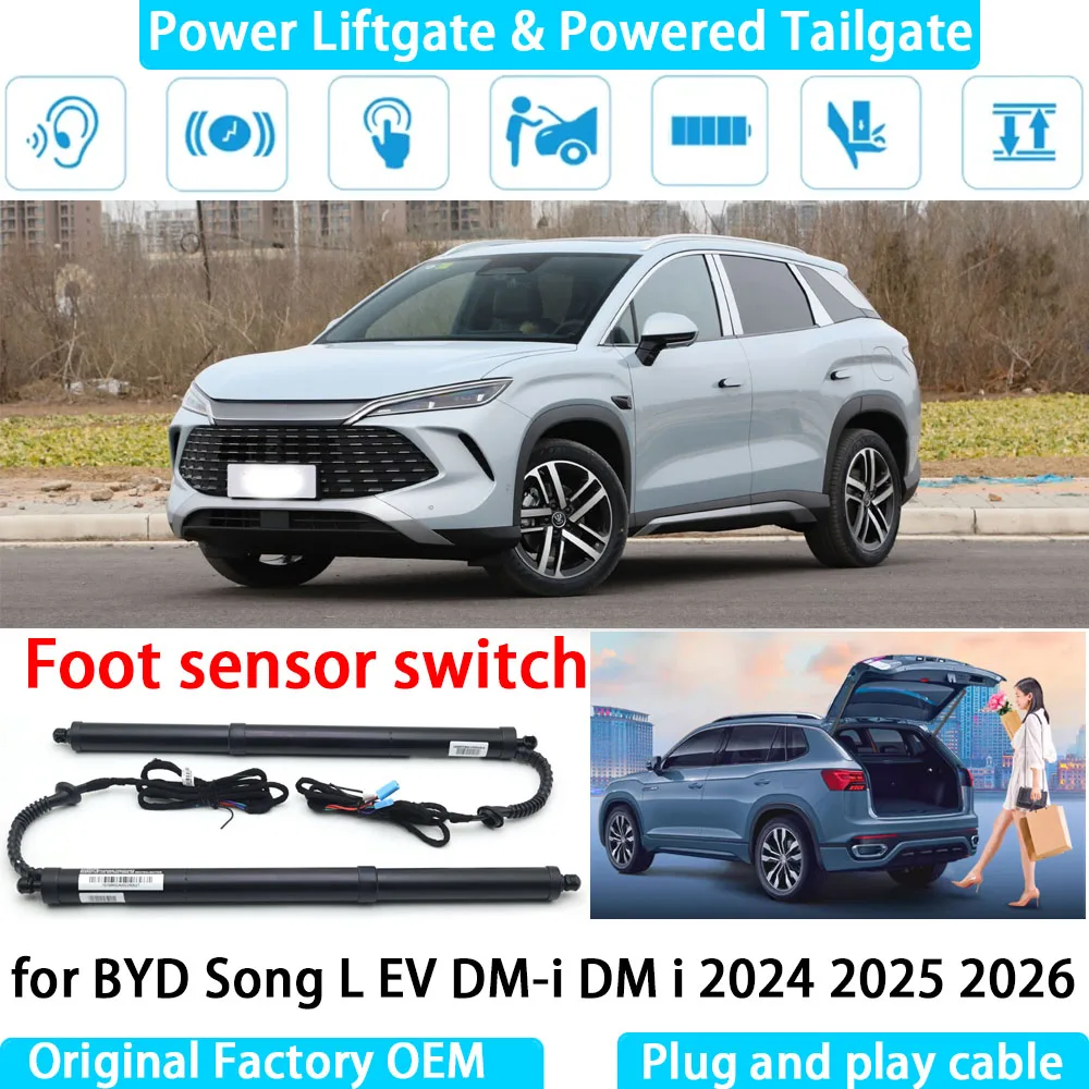 

for BYD Song L EV DM-i DM i 2024 2025 2026 Automatic Electric Power Liftgate Powered Tailgate Strut Tail Gate Lift System