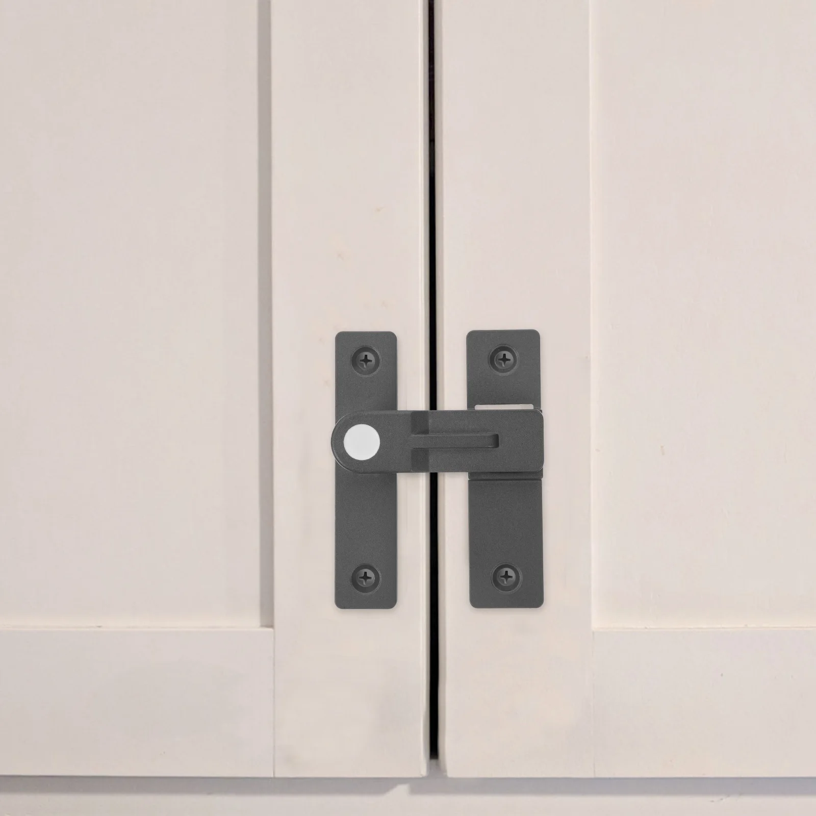 

Sliding Zinc Alloy Lock 180 Degree Wear Resistant Durable Lock For Home Security Easy Install Modern Design Barn Garage Closet