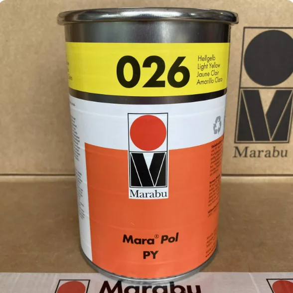 FOR MARABU PY026 Screen and Pad Printing Ink for High-Quality Printing Applications Original Product