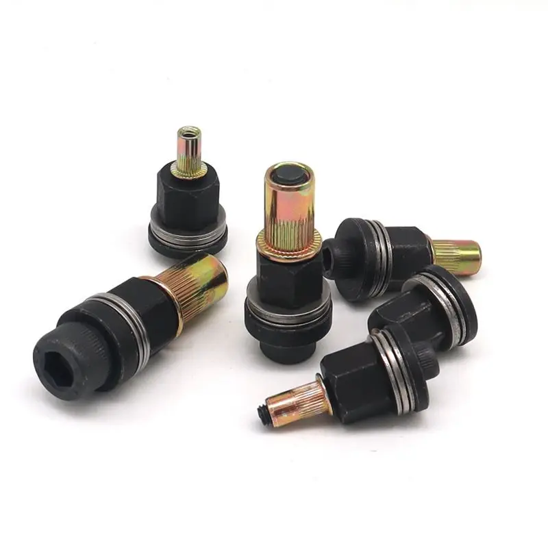 B69C Rivet Nut Tool Drill Adapter M3//M5/M6/M8/M10 Simple Installation Cordless Riveter Metal License Plate