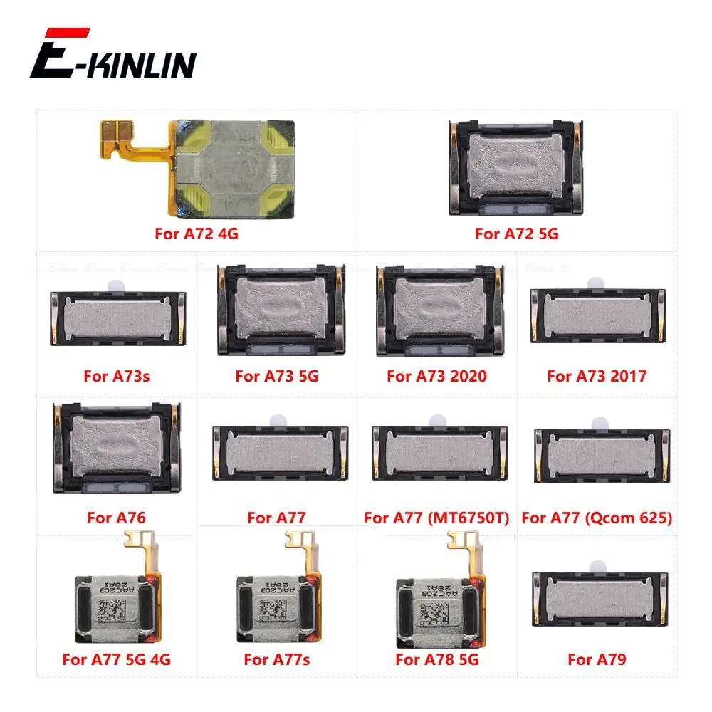 Приемник динамика, передний верхний динамик, гибкий кабель, запасные части для OPPO A72 A73s A73 A76 A77 A77s A78 A79 2020 2022 4G 5G