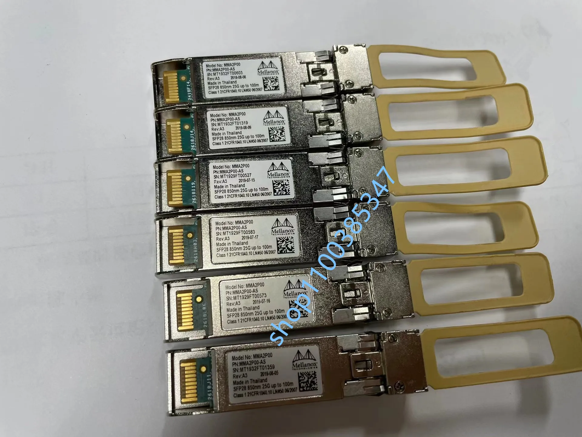Mellanox 25G sfp module/SFP28 850NM 25G up to 100m/MMA2P00/MMA2P00-AS/850nm 4 MCX4121A-ACUT Optical Transceive Module