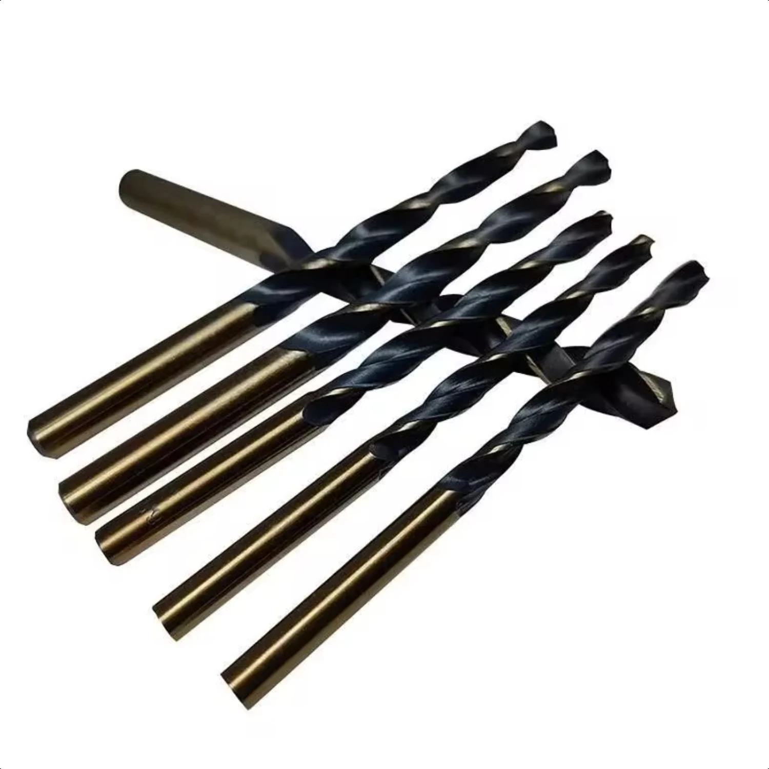 99 peças conjunto de brocas 1/16 "a 3/8" broca com caixa de plástico premium preto revestido de ouro torção hex shank jobber