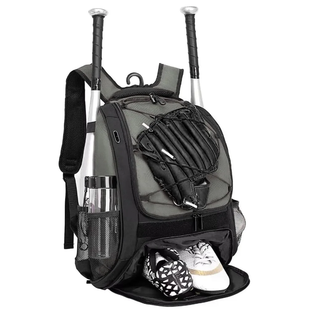 American Baseball Backpack Sports Gear Bag Soft Pack Dual Shoulder Bag for Men And Women Suitable for Competition And Outdoor