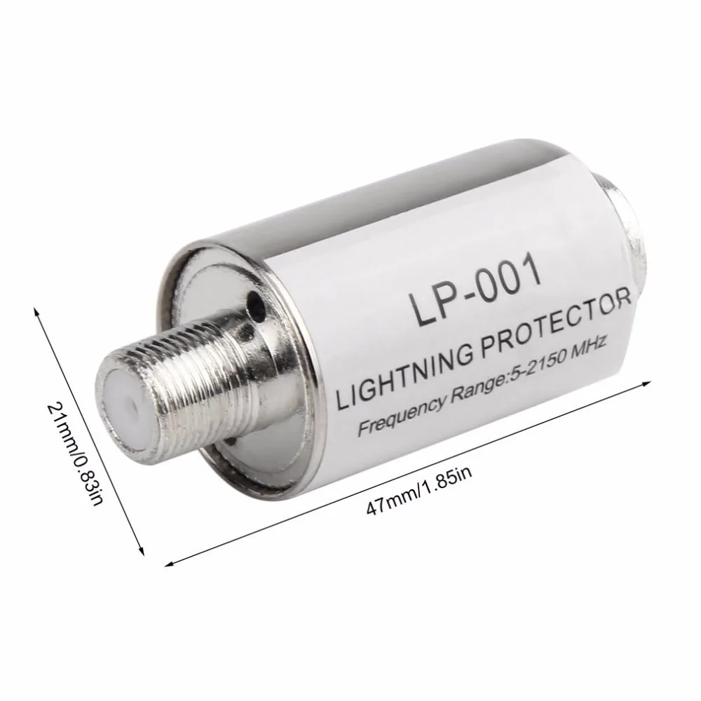 Picture 7: 5-2150MHz Lighting Protector Coaxial Satellite TV Lightning Protection Devices Satellite Antenna Lightning Arrester Dropshipping