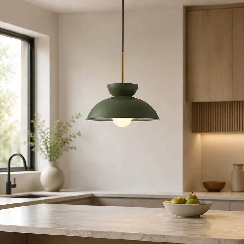Dome Shade Sculptural Hanging Fixture For Kitchen Island Dining Room Modern  Pendant Lamp