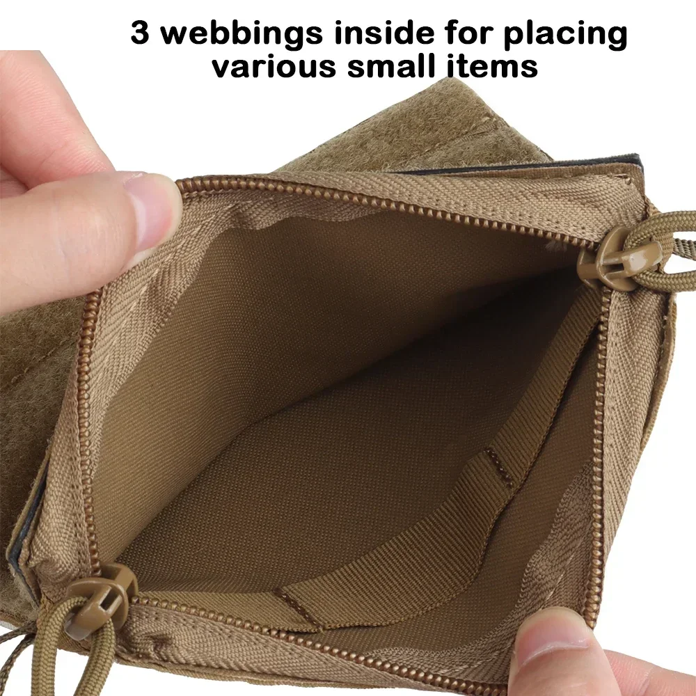 Bolsa tática multiuso pequena para ferro ss hs, suporte de placa do exército, colete de caça, bolsa admin, airsoft, equipamento de peito, pacote de armazenamento