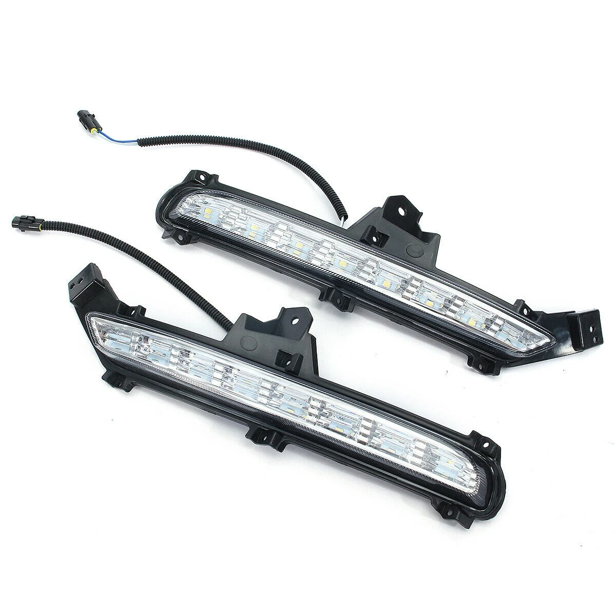 Car Styling DRL Daytime Running Light Fog Lamp Modification for KIA RIO K2 2015 2016