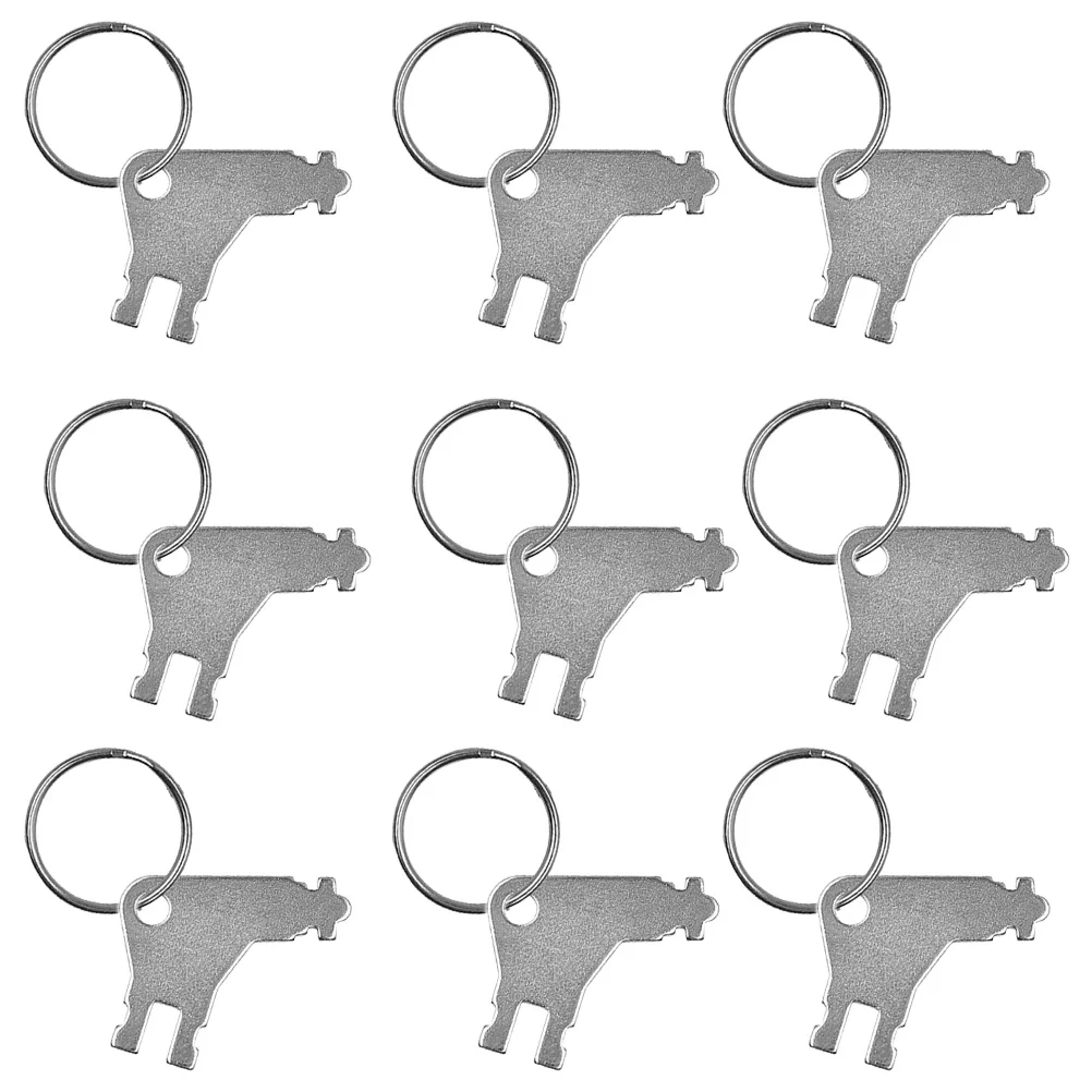 

17pcs Tissue Dispenser Key Stainless Steel Paper Towel Opener For Universal Towel Stand Compact Office Travel Kids