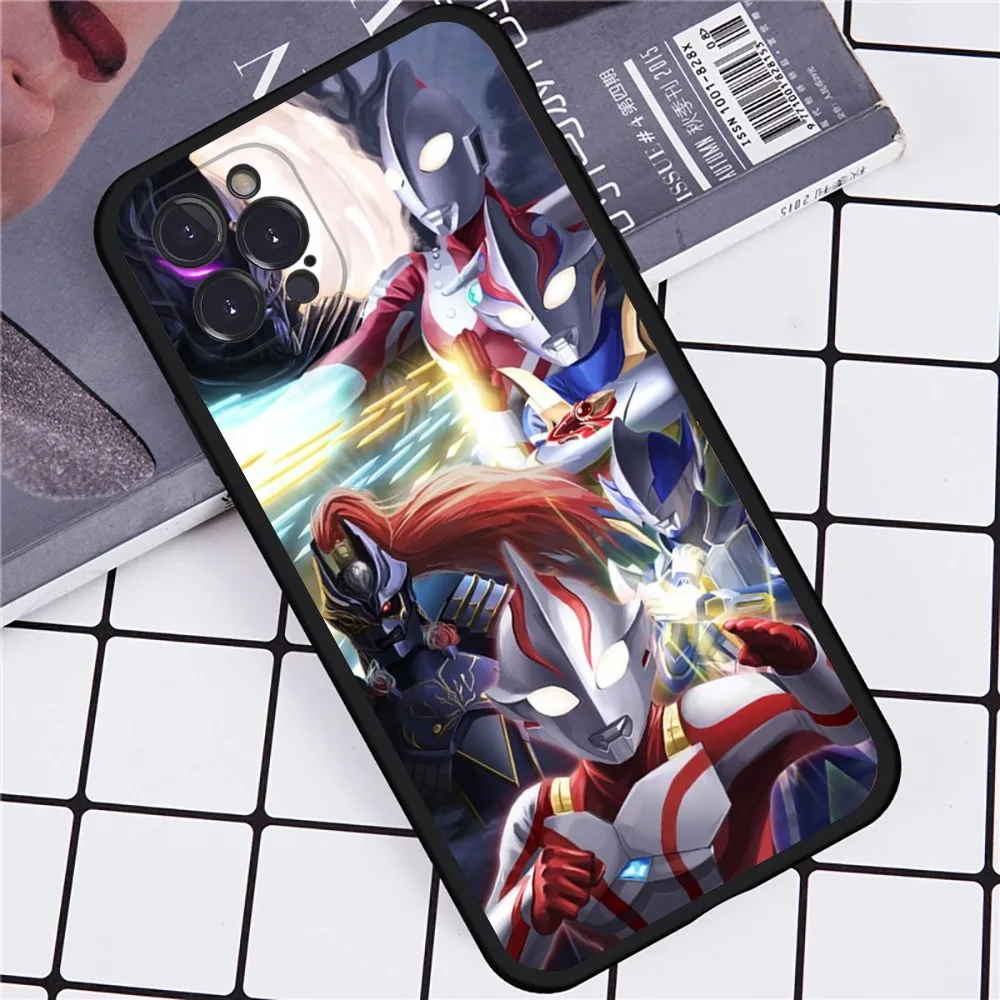 U-ultramans Series 1966 Mousepad For iPhone 15 6 7 8 Plus 11 12 13 14 Pro SE 2020 MAX Mini X XS XR Back Funda Cover