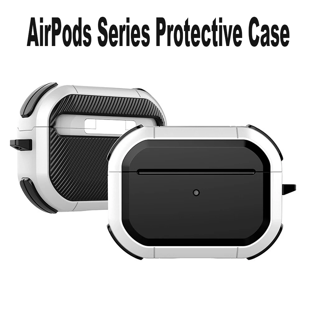 

Cover For Airpods Pro 2 1 Case Silicone Anti-fall Cover For Apple AirPods Pro 3 Case Accessories Wireless Earphone With Keychain