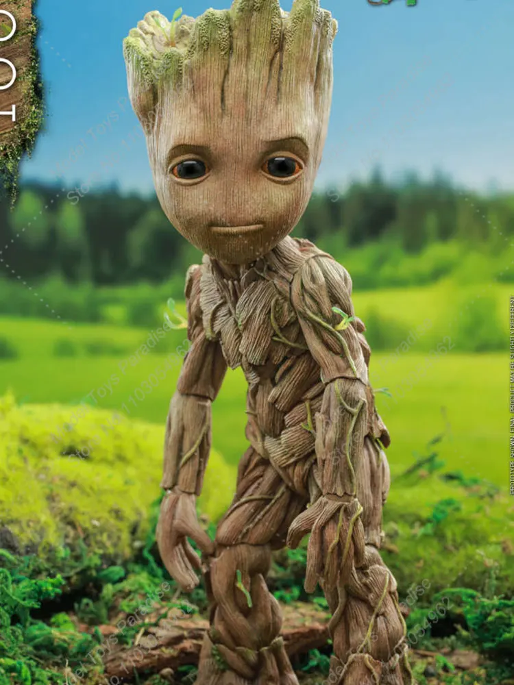 HOTTOYS HT TMS088 TMS089 1/6 Men Soldier I Am Groot Little Tree Male Full Set 12inch Action Figure Collectible Toys Gifts