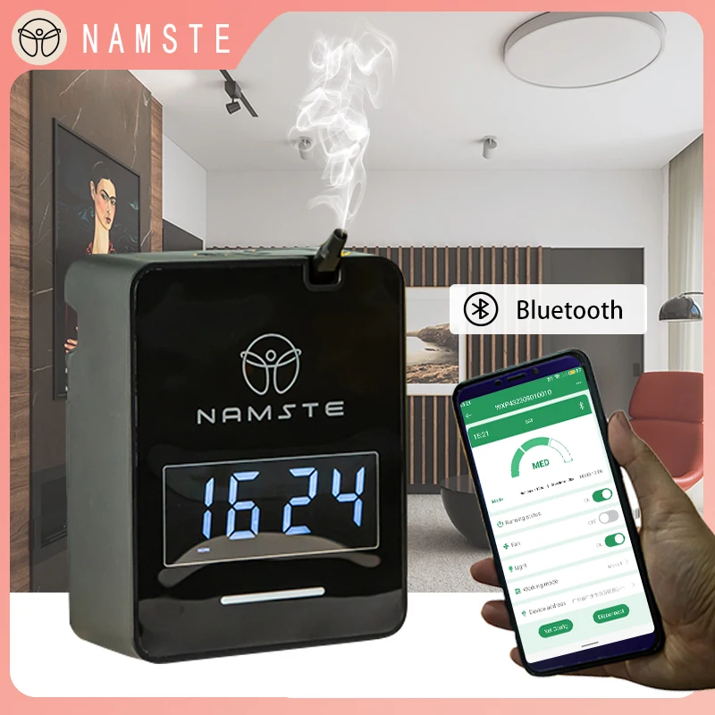 

NAMSTE 1000m³ Aromatherapy Machine Hotel Aroma Diffuser For Home Air Fresheners Sprayer Smart Bluetooth Control Small Portable