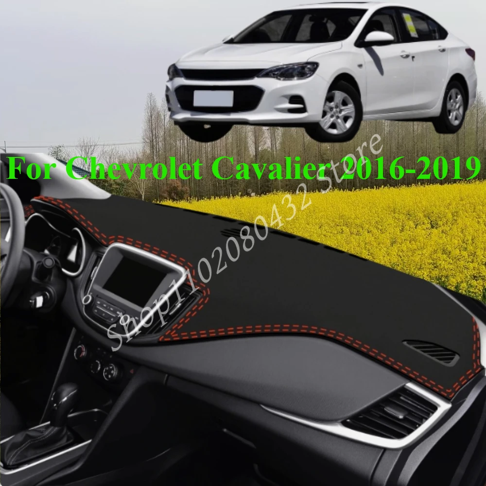 

LHD Car Dashboard Cover Dash Anti-UV Mat For Chevrolet ‌Cavalier 2016-2019 Auto Non-slip Sun Shade Pad Carpet