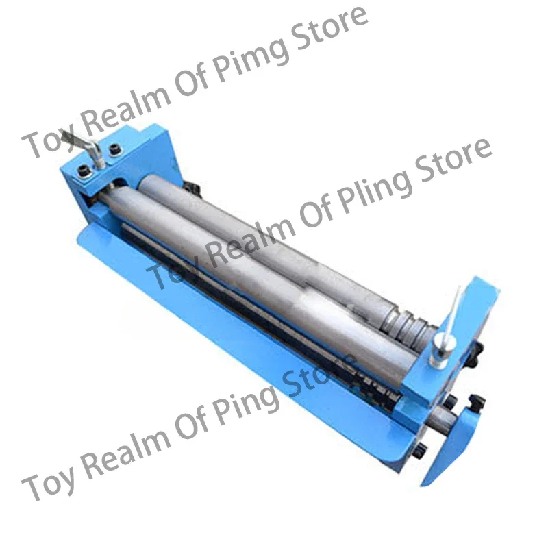 SJ300 Manual Iron Sheet Reel Machine 300MM Copper Aluminum Steel Coil Bending Equipment Metal Roller  Roll Forming 