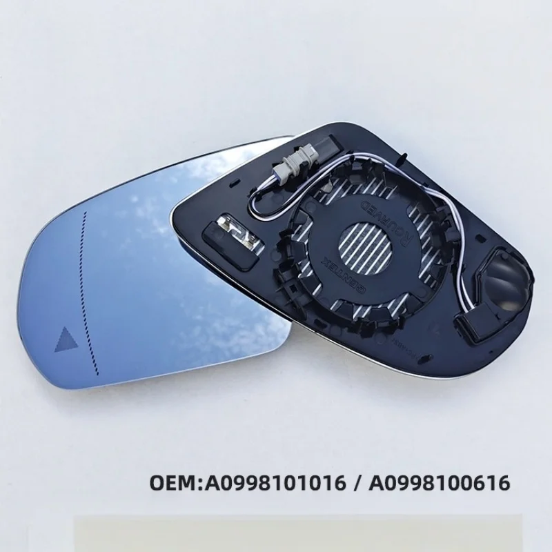 

For Mercedes-Benz C E S GLC Class W205 W222 W217 W213 W238 GLC 2015- Replacement Heated Blind Spot Warning Rear Mirror Glass