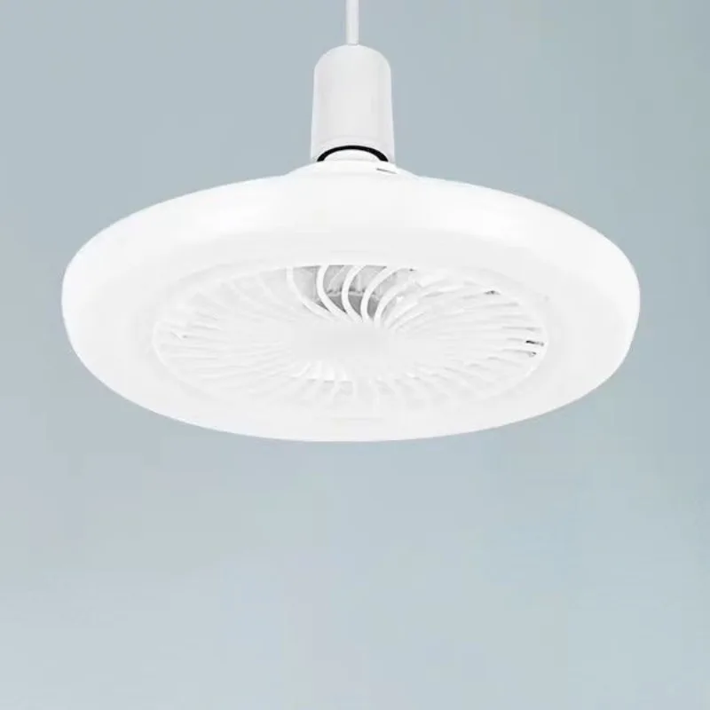 New LED Fan Lamp E27 Screw Mouth Home Living Room Tea Table Ceiling Fan Light Bedroom White Lighting Bulb