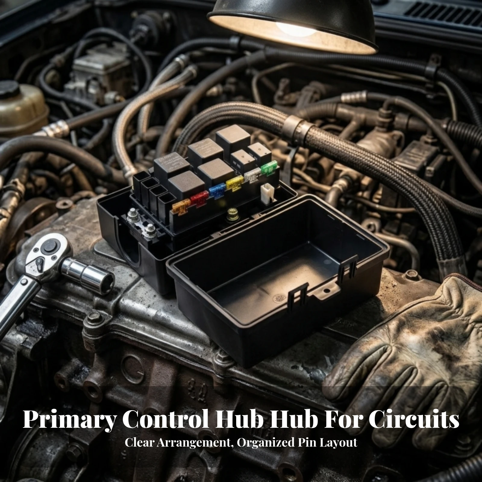 Fuse and Relay Box 12V Fuse Relay Box Assembled Easy Installation for Car Enthusiasts, Upgrade Projects