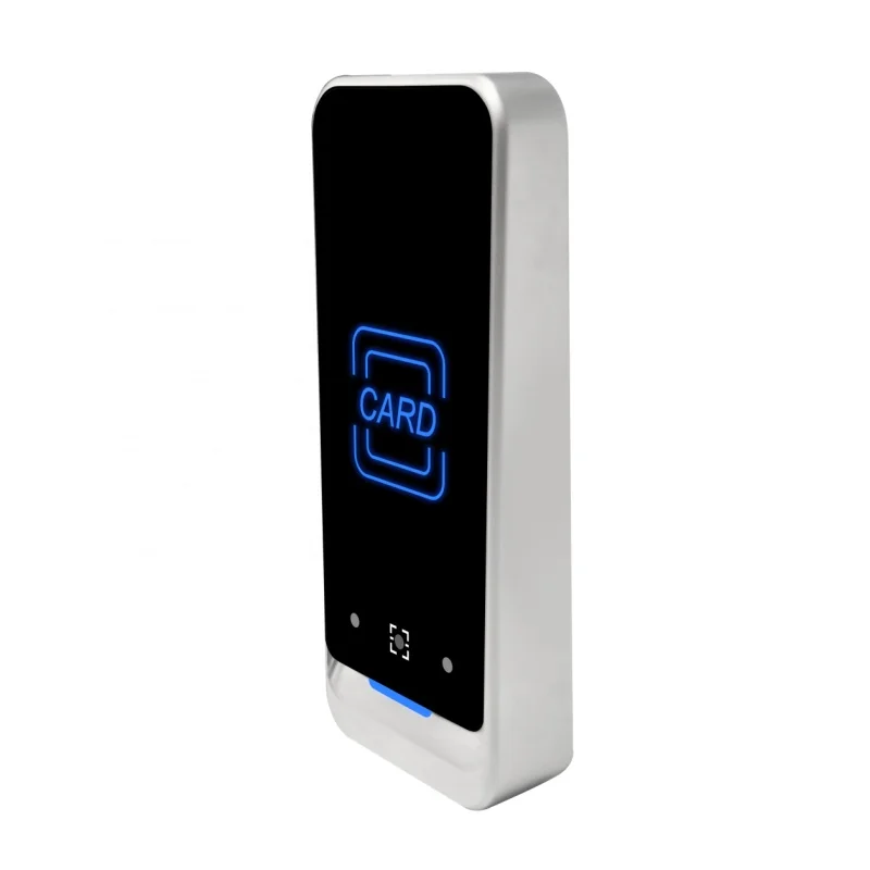 QR Wiegand and RS485 ID Slave reader, Rugged water proof metal case door system rfid ic 125khz card Access Control Card Readers