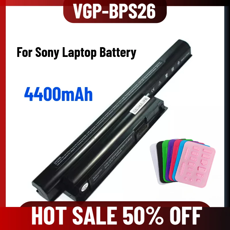 

4400mAh for Sony VGP-BPS26/A BPL26 CA26EC E14 E15 E17 Laptop Battery