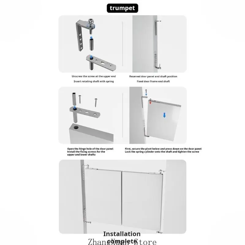 Concealed Door Pivots Hinges Automatic Wooden Door Hinge Hardware 3XUF