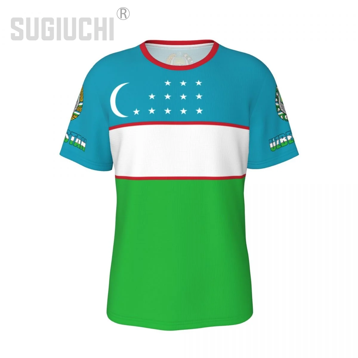 Unisex Nation T-shirt Uzbekistan Flag Uzbek T-shirts jersey For Men Women Soccer Football Fans Gifts Custom clothes tee