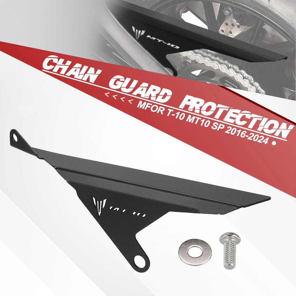 

For Yamaha MT-10 MT10 SP 2017 2018 2019 2020 2021 2022 2023 2024 Chain Sprocket Cover Protection Frame Guide Guard MT10 MT 10