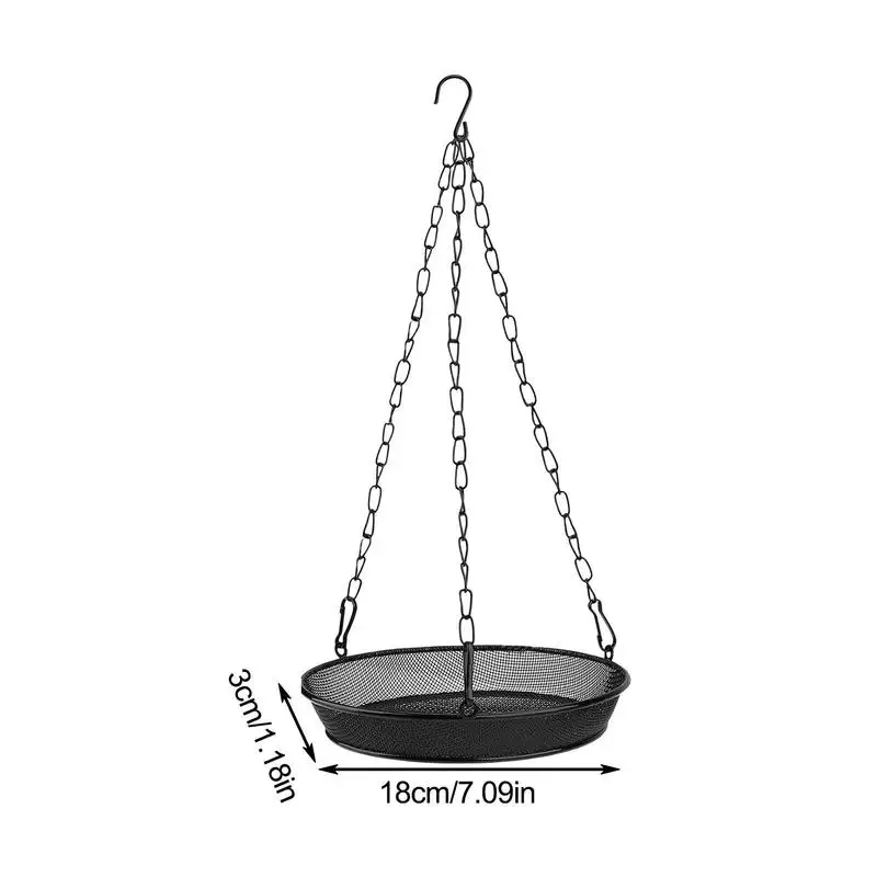 Karmnik dla ptaków na zewnątrz Taca do karmienia kolibrów Wiszący karmnik dla ptaków na zewnątrz Prosta instalacja za pomocą wieszaka Zainstalowany