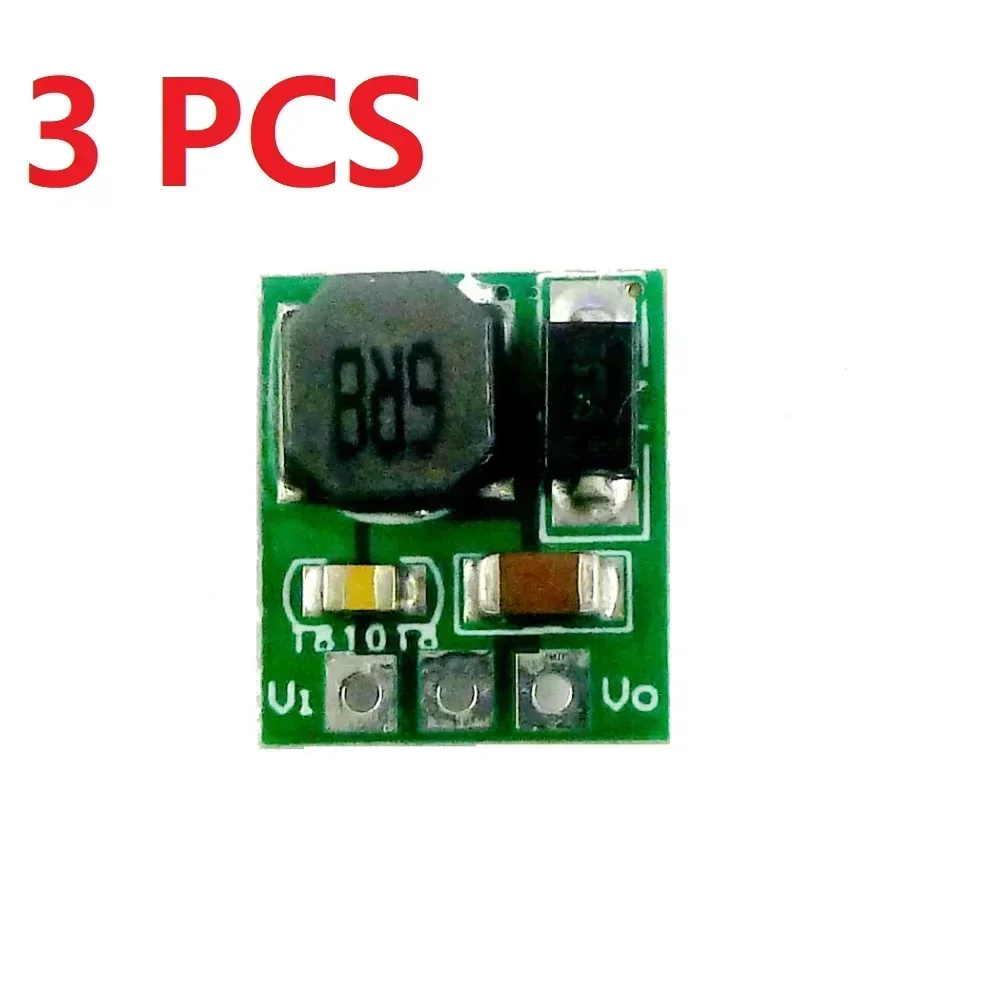 3X DD0512MA Ultrakleine en ultradunne 6W 3V 3.3V 4.2V 4.5V naar 3.7V 5V 12V DC DC Step-up Boost Converter voor 18650