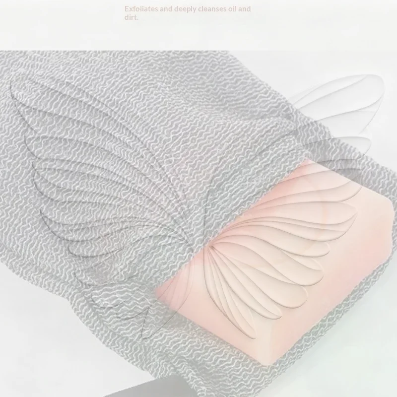 Reusable Soap Saver Pouch 10/50pcs Eco-friendly Rough Mesh Exfoliating Soap Bag for Bathroom Daily Shower Use