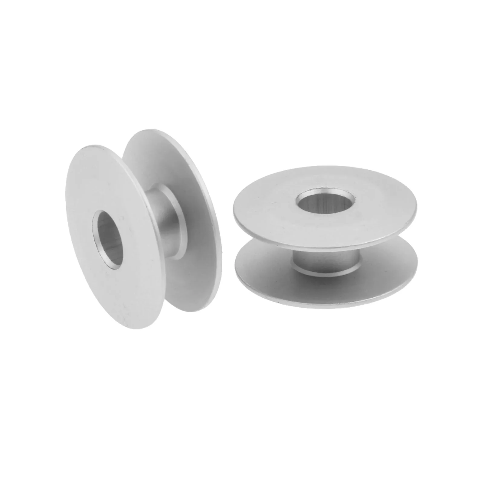 20 sztuk 21mm pojedynczą igłę płaska stopka przemysłowa maszyna do szycia szpulki stebnówka do szycia aluminiowe szpule metalowe zestaw