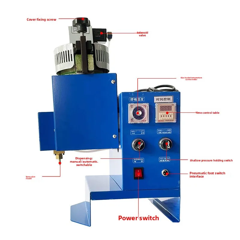 Pneumatic Pressure‑Hold Hot Melt Glue Machine Automatic Granule Pressure‑Sensitive Glue Sprayer for Cardboard Packaging Gluing